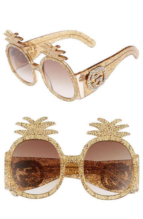 gucci sunglasses with pineapple|gucci sunglasses clear.